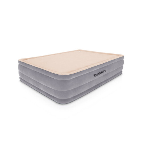 Bestway Queen Inflatable Air Mattress, Grey & Beige