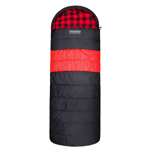 Wildtrak Kalgan Hooded Jumbo Sleeping Bag, -2 to -7c