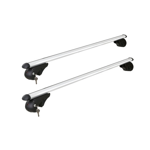 DZ Silver Universal Vehicle Roof Racks - 1250 mm, Set of Two