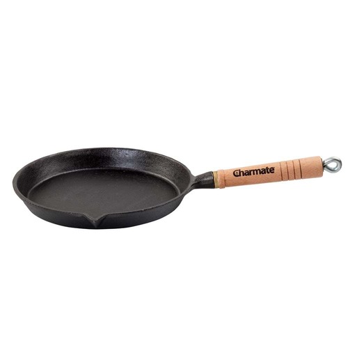 Charmate 24cm Round Cast Iron Frying Pan