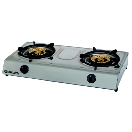 Gasmate Twin Burner Stainless Steel Wok Style Cooker