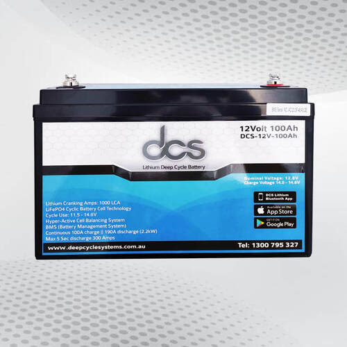 DCS 12V 110Ah Lithium Battery, Right Hand Positive