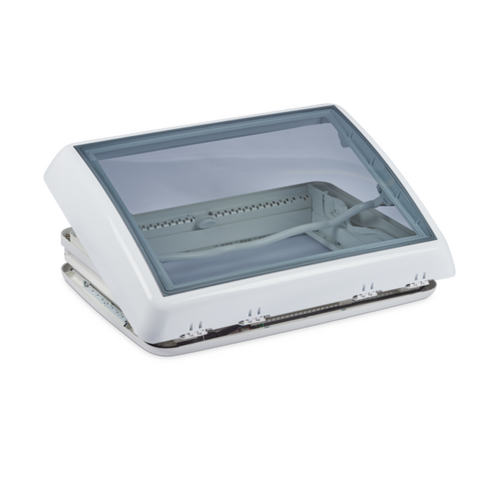 Dometic Midi Heki LED White Edge Dome Skylight, 25 - 29mm Roof Thickness