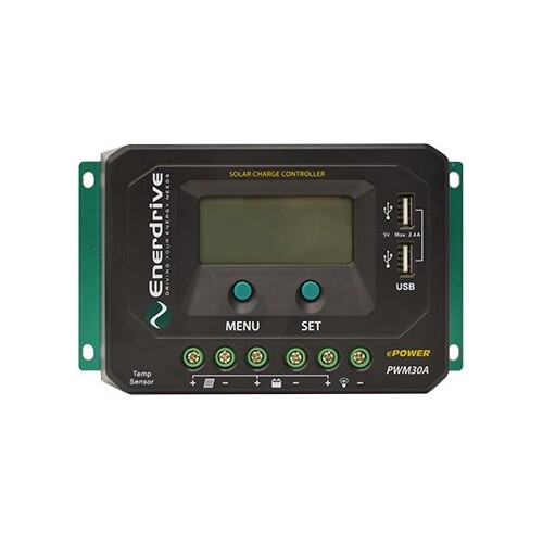 Enerdrive ePOWER PWM 30A Solar Charge Controller