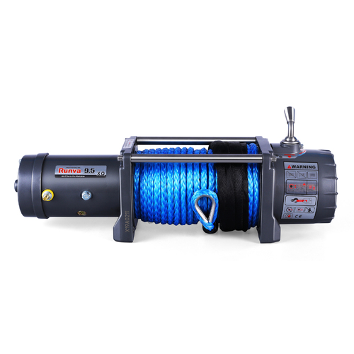 Runva EWX9500-Q 12V Winch with Synthetic Rope