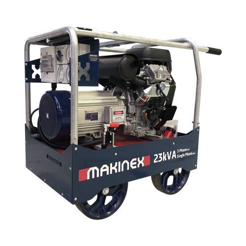 Makinex Briggs & Stratton Dual Phase 23 kVA Petrol Generator