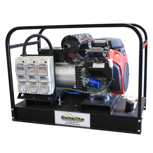 Genelite Honda 16kVA Three Phase Generator 50L Base Tank