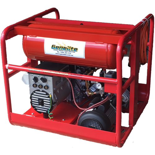 Genelite 7kVA 3 in 1 Diesel Welder Generator Heavy Duty Workstation, powered by Kohler