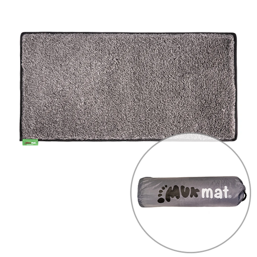 Muk Mat Black Trim X-Large Mat Grey Edition, 60 x 120cm