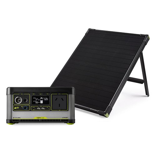 Goal Zero Yeti 500X Lithium Portable Power Station + Boulder 50 Solar Panel Pack