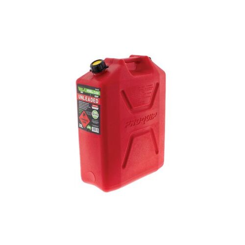 Hulk 4x4 Red 20 Litre Fast Flow Plastic Unleaded Fuel Can