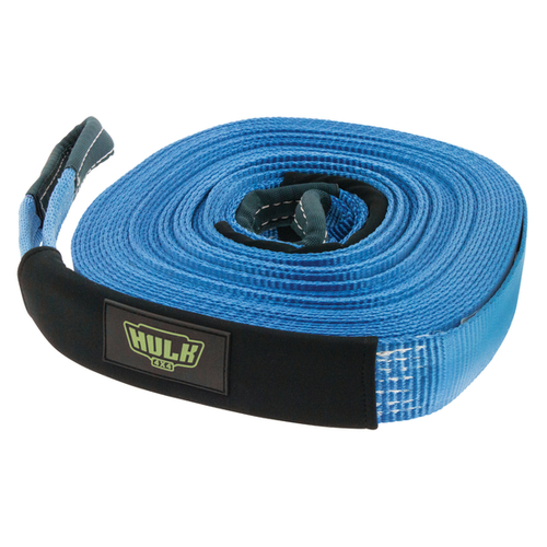 Hulk 4X4 5,000kg Winch Extension Strap, Blue