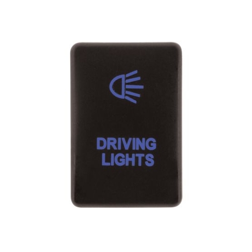 Hulk 4x4 Blue 12V OE RPL Switch Push Button ON/OFF to suit late Toyota - Driving Light