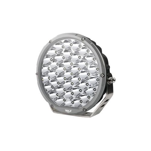 Hulk 4x4 Silver Bezel Round LED Driving Lamp