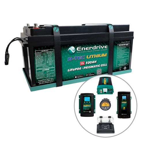 Enerdrive Ultimate 300Ah Off-Grid 4x4 Bundle with 2000W Inverter