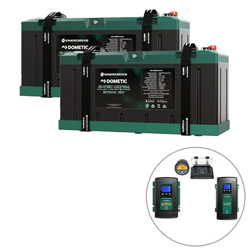 Enerdrive B-TEC Ultra 2 x 200Ah Lithium Battery, 40A DC2DC, 60A AC & ePro+ Monitor Bundle