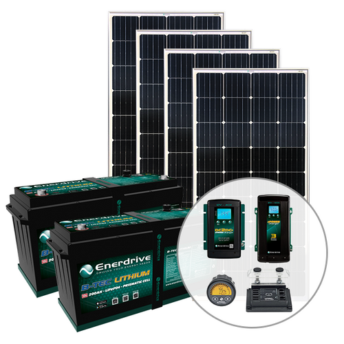Enerdrive 400Ah Off-Grid "Trip In A Van" Bundle with 760W Solar Panels