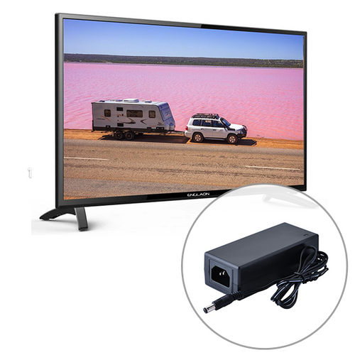 Englaon 24" Full HD Smart 12V TV with Built-in DVD player & Chromecast & Bluetooth Android 11