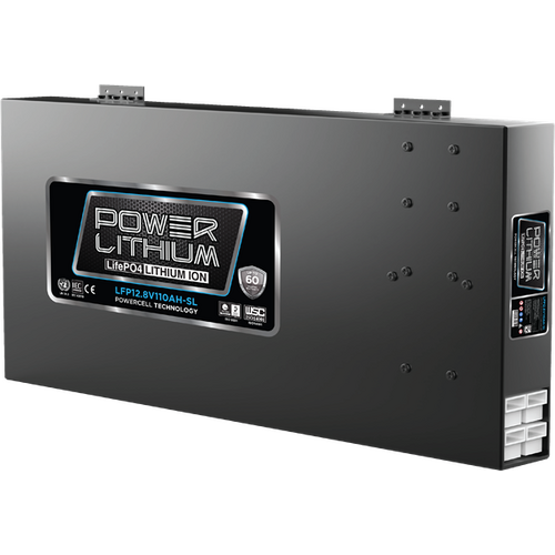 Power Lithium 12V 110Ah Slim Line Battery, LFP12.8V110AH-SL