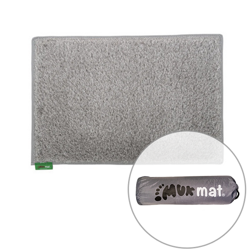 Muk Mat Grey Trim Large Mat Light Grey Edition, 60 x 90cm