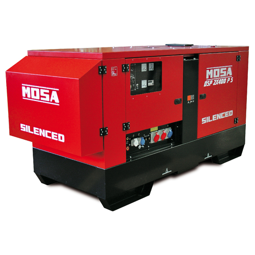Mosa 40kva Three Phase 2 x 400A Diesel Arc Welder Generator DSP 2x400