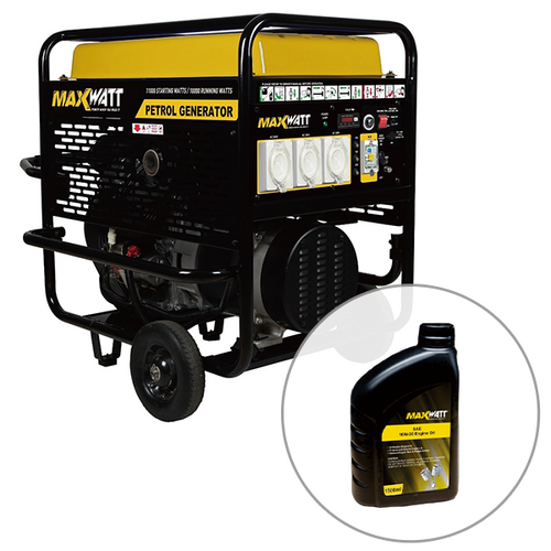 MaxWatt 13.5kVA Petrol Portable Generator + 2 Wire Auto Start