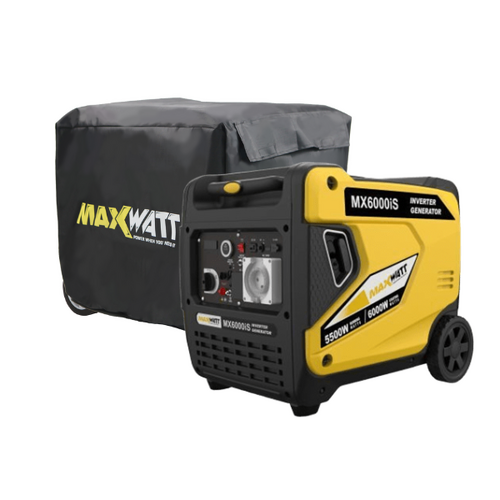 MaxWatt 6000W Petrol Inverter Generator with 2 Wire Auto Start Australia