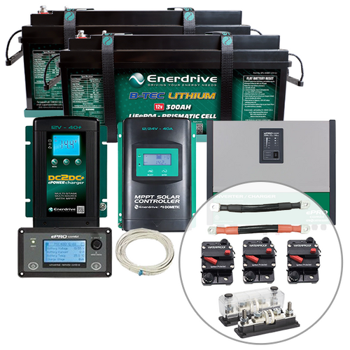 Enerdrive 600Ah Caravan 3000W Bundle