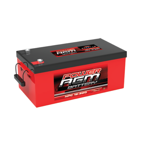 Power AGM 12V 220Ah Deep Cycle Battery