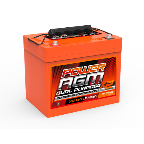 Power AGM 12V 85Ah Dual Purpose Battery