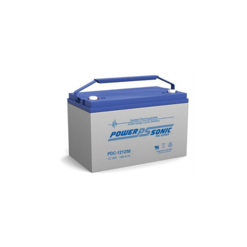 Power-Sonic 12V 125Ah AGM Deep Cycle Battery