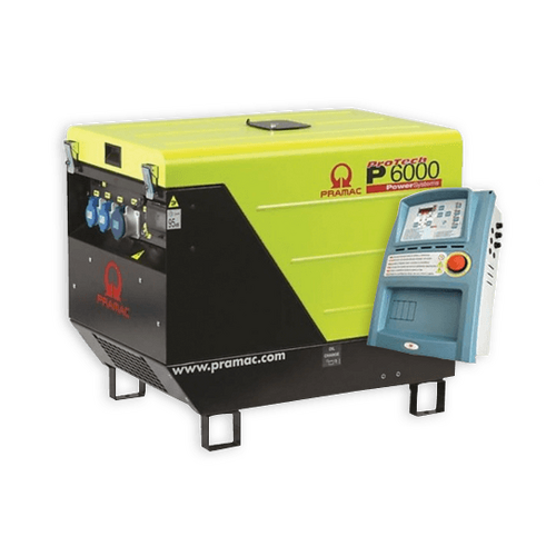 Pramac 5.9kVA AVR Silenced Auto Start Diesel Generator + AMF, P6000 + PY000A0000S