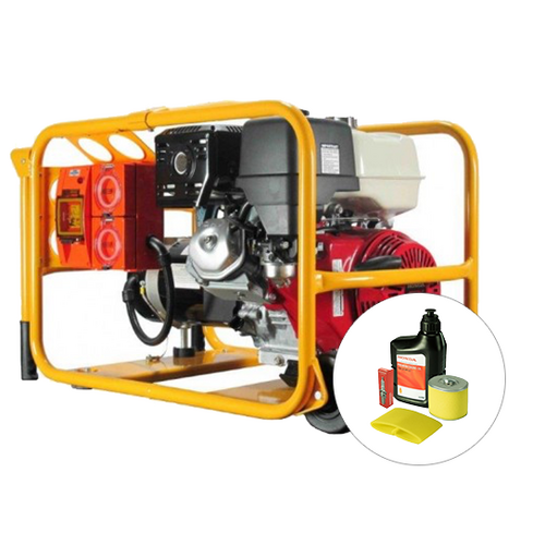 Powerlite Honda 6kVA Generator Worksite Approved Australia