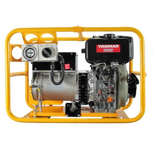 Powerlite Diesel 5kVA Electric Start, powered by Yanmar