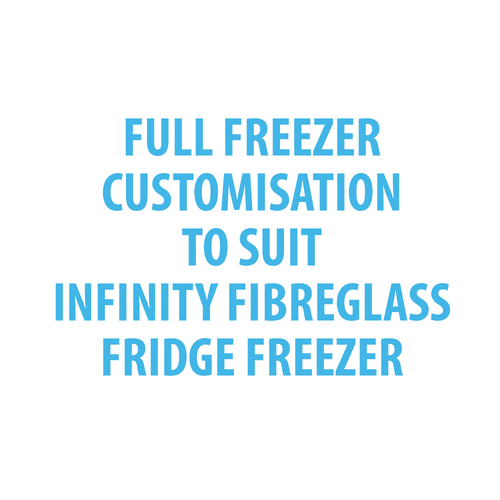 Evakool Full Freezeer Customisation to Suit Infinity Fibreglass Fridge Freezers