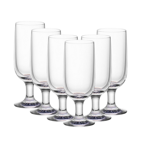 D-Still 295ml Unbreakable Goblet Glass, Set of 6