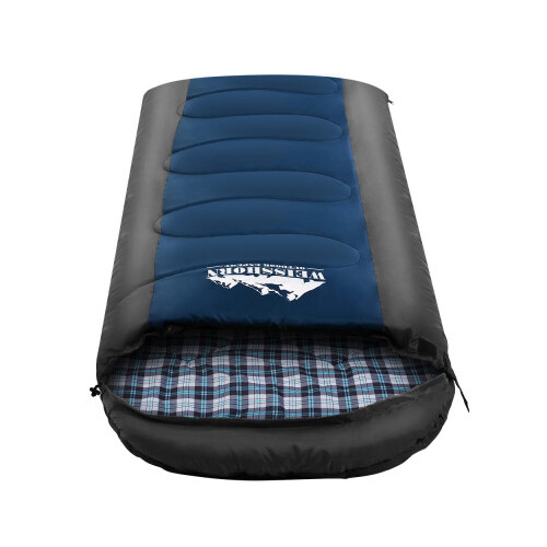Weisshorn Single Thermal Sleeping Bag for -20°C to 10°C, Navy