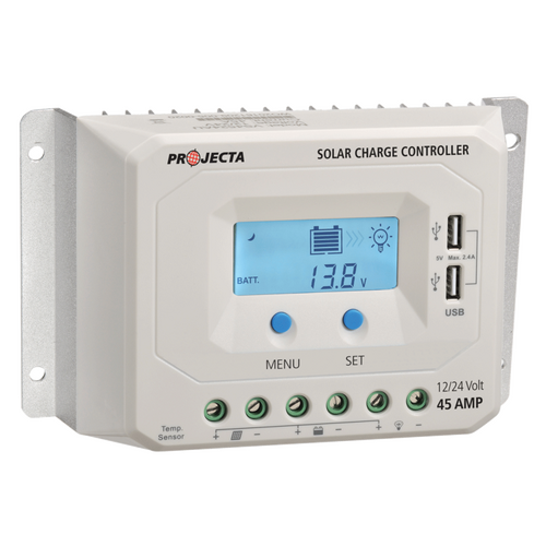 Projecta Automatic 12/24V 45A 4 Stage Solar Charge Smart Controller