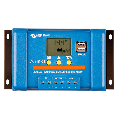 Victron BlueSolar PWM-LCD&USB 12/24V-5A Charge Controller