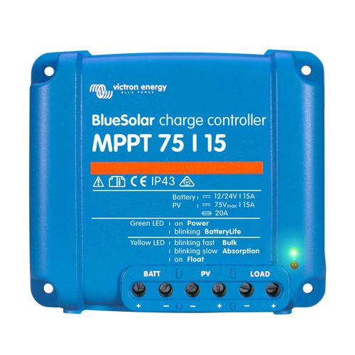 Victron BlueSolar MPPT Charge Controller 75/15 - 12/24V