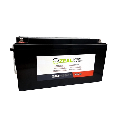 Zeal 12V 150Ah LiFePO4 Lithium Battery