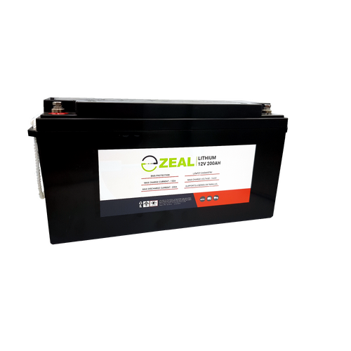 Zeal 12V 200Ah LiFePO4 Lithium Battery