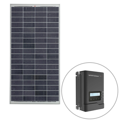 Projecta 200W Fixed Solar Panel with MC4 Type Connectors & 40A 5 Stage MPPT Solar Charge Controller