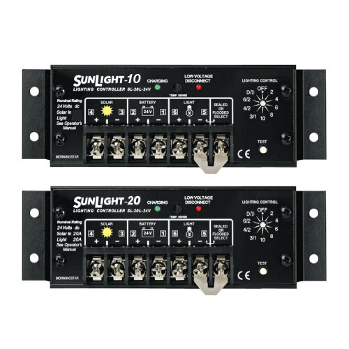 Morningstar SunLight 10 AMP 12v/LVD Solar Charge Controller