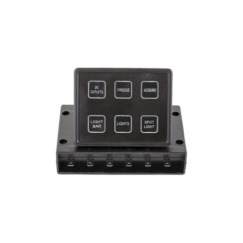 Thunder 12V LED 6 Way Touch Switch