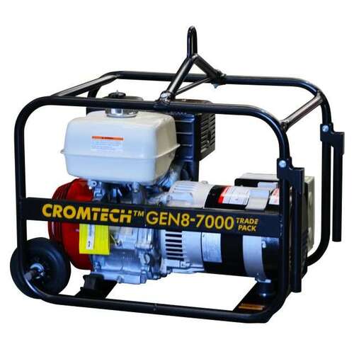 Cromtech Honda 6.4kVA Worksite Approved Generator