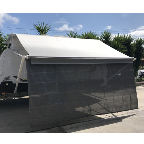 TRA 2.8m Caravan Privacy Screen to Suit 10ft Awning, Grey