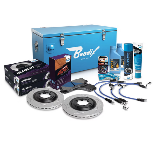 Bendix Ultimate 4WD Brake Upgrade Kit with 2 inch Lift (Flat Rotor) to suit Holden Colorado (2012-2020) RG