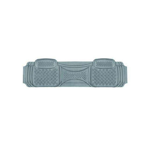 DZ Velocity 1-Piece Grey Rubber Car Mat