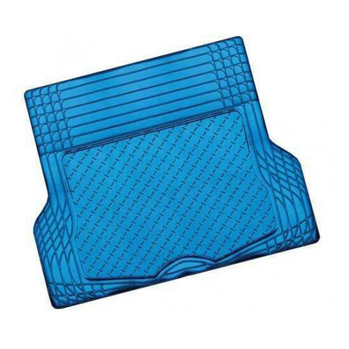 DZ Aluminium Look 1-Piece Blue Rubber Boot Mat